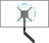 MOUNTUP VESA Mount Extender, Monitor VESA Extension Bracket Adapter for 17-35'' Screens, Extend VESA Mounting Holes up to 200mm x 100mm & 200mm x ...
